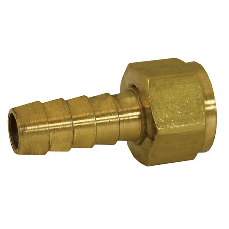 1/2 In. X 1/2 In. Brass Hose Barb To Female Ball End Swivel